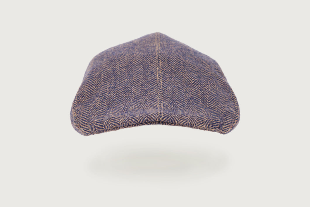 Herringbone Flat Cap — Lambswool