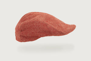 Herringbone Flat Cap — Lambswool — Kids