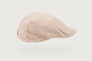 Herringbone Flat Cap — Lambswool