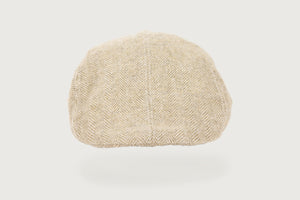 Herringbone Flat Cap — Lambswool