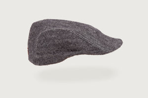 Herringbone Flat Cap — Lambswool