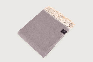 Broken Twill Throw & Blanket — Pure Cotton