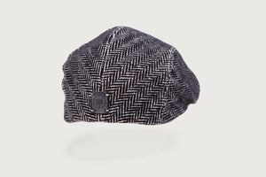 Herringbone Flat Cap — Pure Cotton — Kids