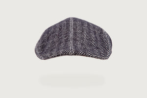 Herringbone Flat Cap — Pure Cotton — Kids