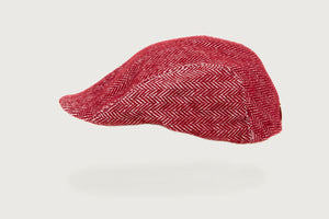 Herringbone Flat Cap — Pure Cotton — Kids