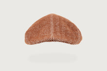 Load image into Gallery viewer, Herringbone Flat Cap — Pure Cotton — Kids