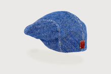 Load image into Gallery viewer, Herringbone Flat Cap — Pure Cotton — Kids