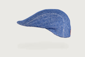 Herringbone Flat Cap — Pure Cotton — Kids