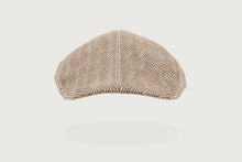 Load image into Gallery viewer, Herringbone Flat Cap — Pure Cotton — Kids