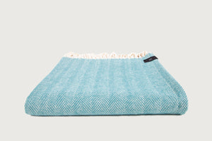 Herringbone Throw & Blanket — Pure Cotton