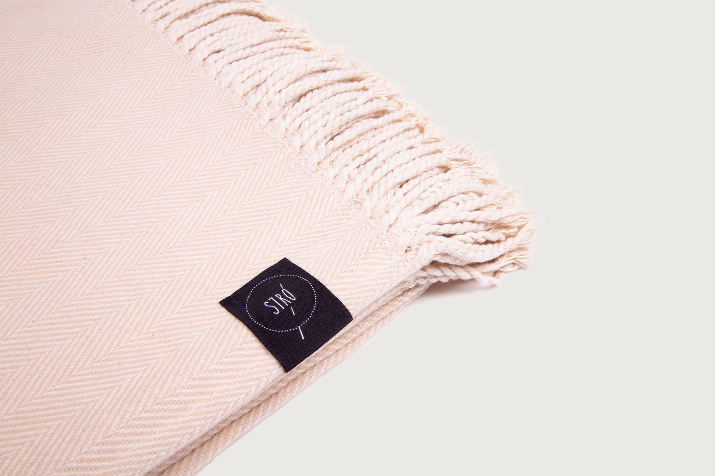 Herringbone Throw & Blanket — Pure Cotton