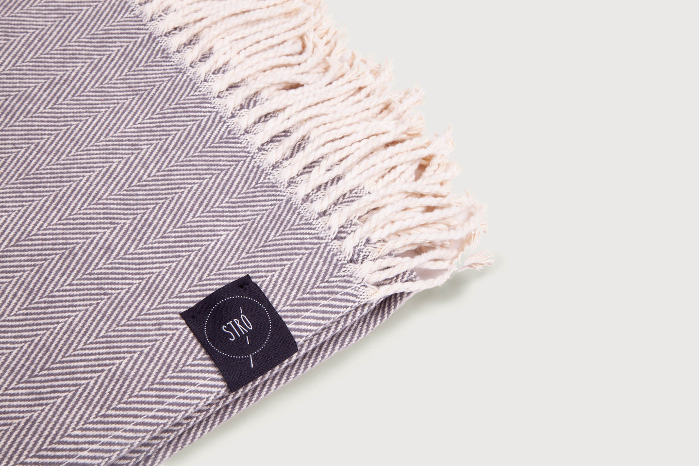 Herringbone Throw & Blanket — Pure Cotton