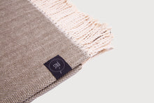 Load image into Gallery viewer, Herringbone Throw &amp; Blanket — Pure Cotton
