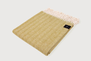 Herringbone Throw & Blanket — Pure Cotton