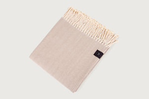 Herringbone Throw & Blanket — Pure Cotton