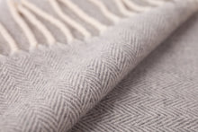 Load image into Gallery viewer, Herringbone Shawl — Lambswool
