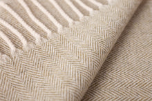 Load image into Gallery viewer, Herringbone Shawl — Lambswool