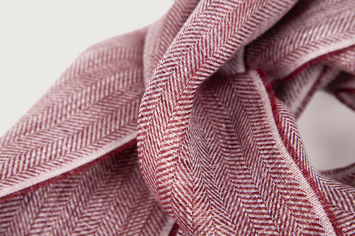 Herringbone Shawl — Linen