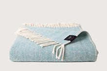 Load image into Gallery viewer, Herringbone Throw &amp; Blanket — Lambswool