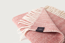 Load image into Gallery viewer, Herringbone Throw &amp; Blanket — Lambswool