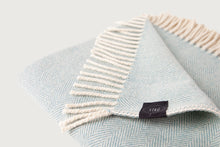 Load image into Gallery viewer, Herringbone Throw &amp; Blanket — Lambswool