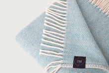 Load image into Gallery viewer, Herringbone Throw &amp; Blanket — Lambswool