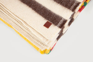 Shepherd Throw — Lobeira Stripes - Pure New Wool