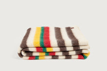 Load image into Gallery viewer, Shepherd Throw — Lobeira Stripes - Pure New Wool