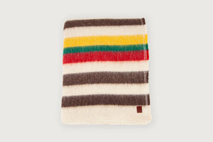 Shepherd Throw — Lobeira Stripes - Pure New Wool